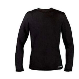 Omni Wool Base Layer Crew Top, Black (Men's) size XL Warm Comfort